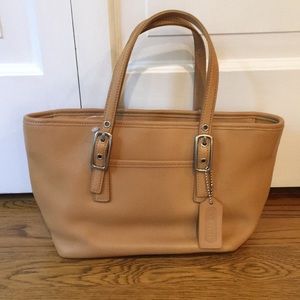 Tan Coach handbag!